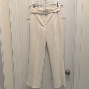 Ann Taylor Cream Straight Leg Women's Pants